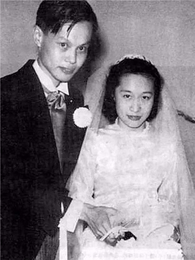 杜致礼与杨振宁，1950年8月26日摄于纽约的婚礼